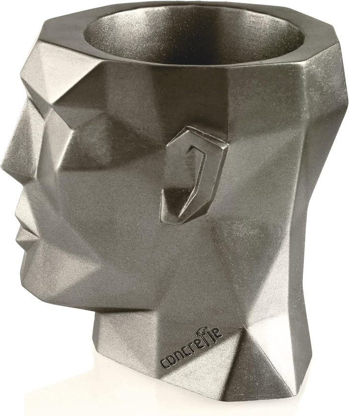 concrette Blumentopf Blumenkübel Zement-Pflanzkübel Übertopf aus Beton Apollo Ø 14 cm | 17 Farben Ø
