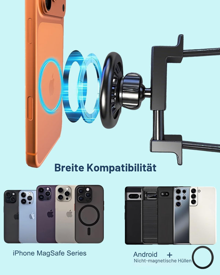 Handyhalterung Auto kompatibel mit Mercedes Benz C-Klasse, E-Klasse, S-Klasse, B-Klasse, A-Klasse, G