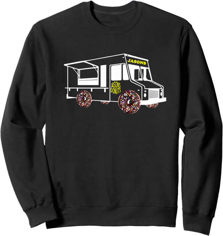 Jasons Imbisswagen mit Donuts für Räder Sweatshirt