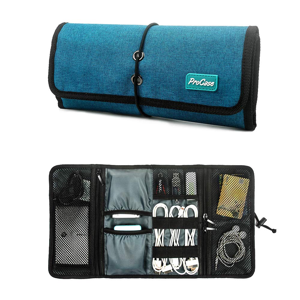 ProCase Travel Gear Organizer Elektronik Zubehör Tasche, Kleine Gadget Tragetasche Aufbewahrungstasc
