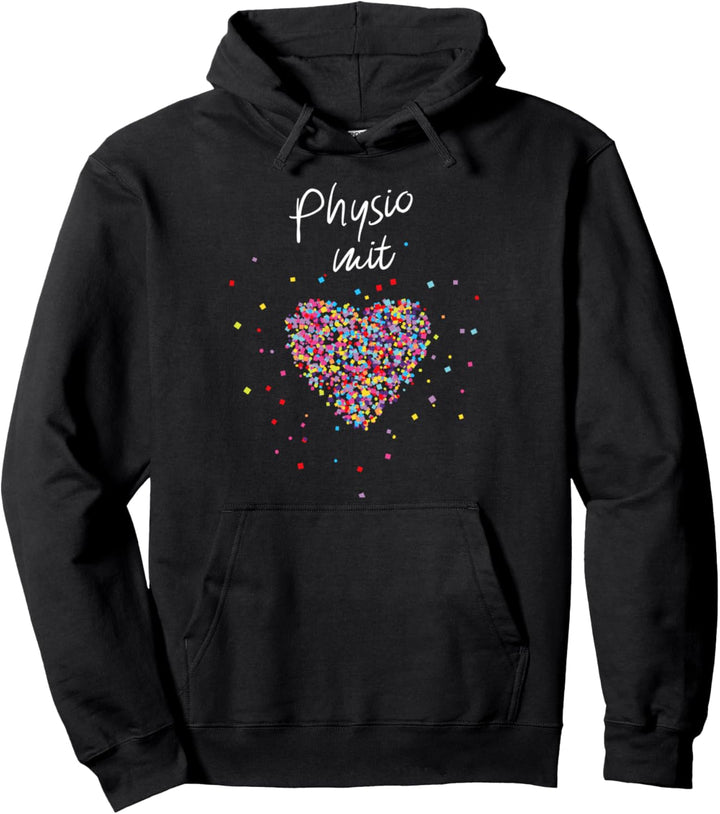 Physio-Therapie mit Herz Therapeut Geschenk Pullover Hoodie