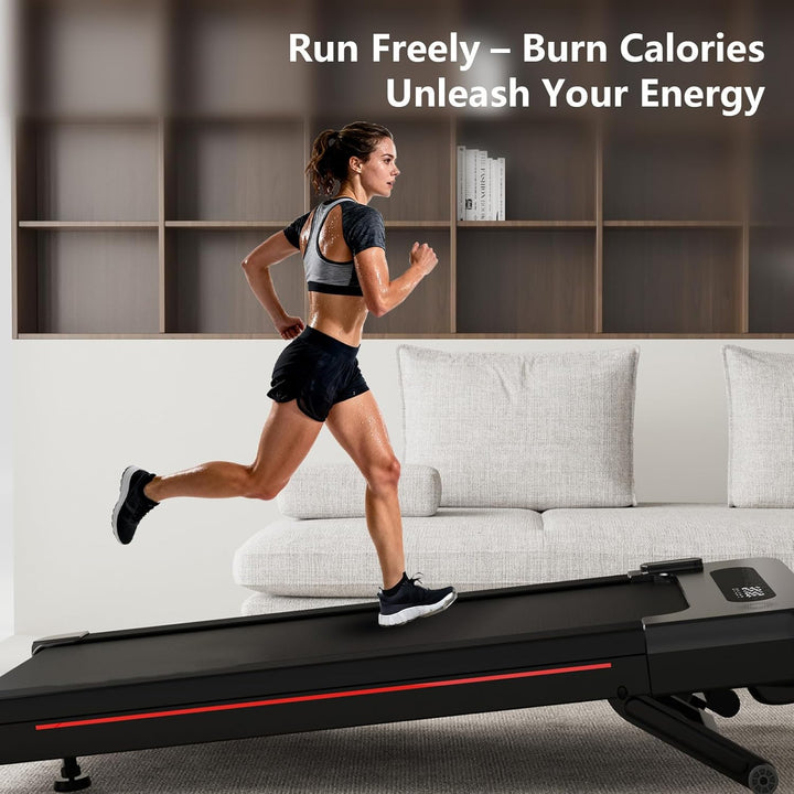 Bluearth Walking Pad mit 10% Automatische Steigung, Laufband Schreibtisch für Zuhause und Büro, Smar