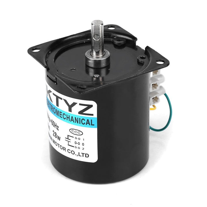 Nikou Synchronmotor, 68KTYZ AC220V 28W Permanentmagnet-Synchrongetriebemotor CW/CCW 20 U/min Langsam