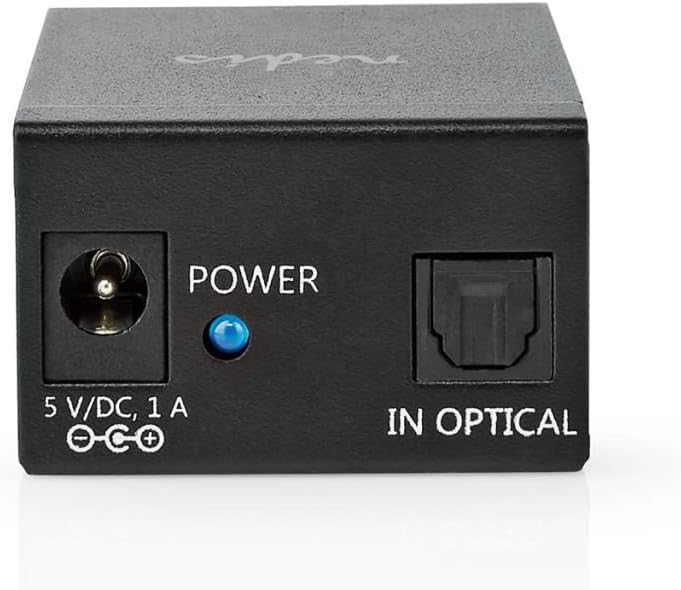 Nedis TosLink-Splitter | 2-Weg | Anschlüsse – Eingang: TosLink Buchse | Anschlüsse – Ausgang: 2X Tos
