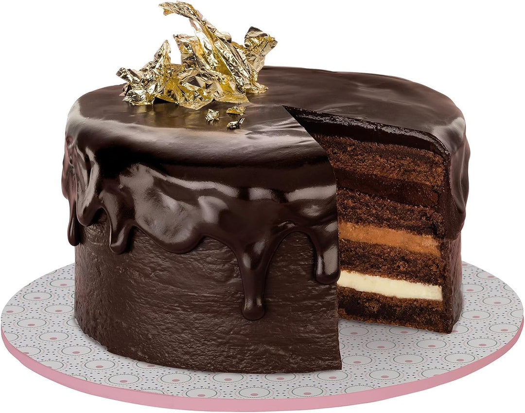 Dr. Oetker Schichtkuchen-Backform Baking - Retro Design, runde Kuchenform mit zweifarbiger, keramisc