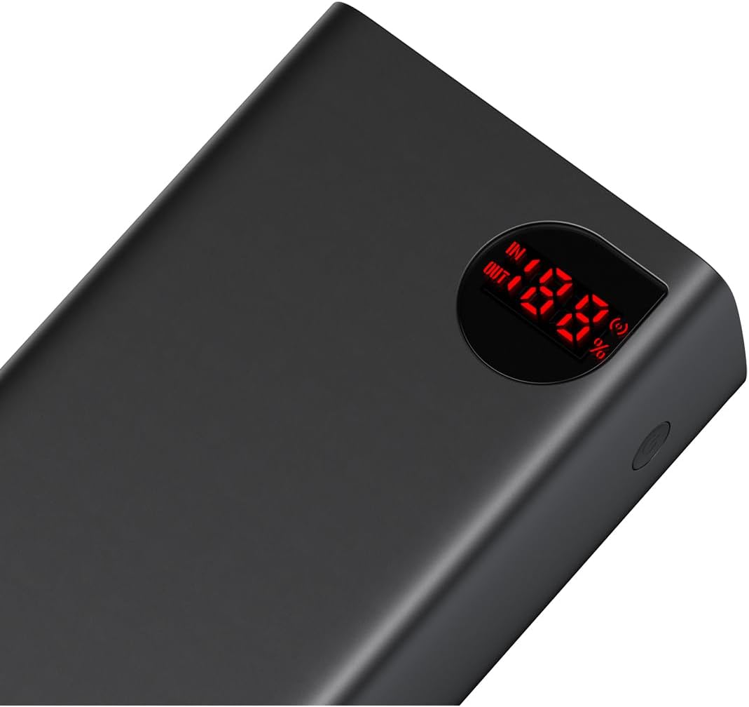 Fast Charge Power Bank Baseus Adaman, 40000mAh 22,5W (Black)