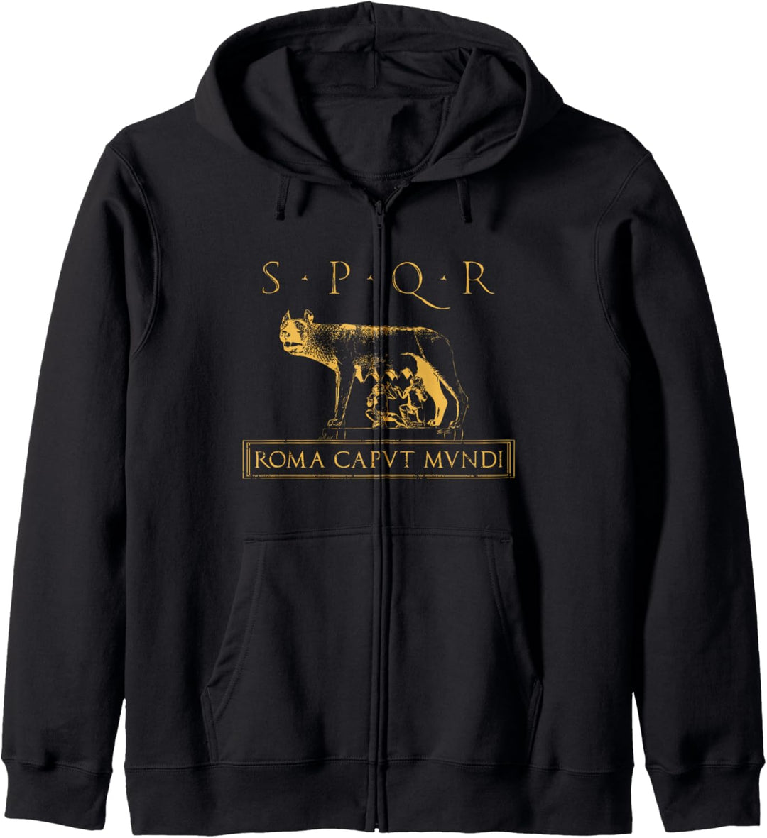 SPQR Roma Ancient Rome History Kapuzenjacke