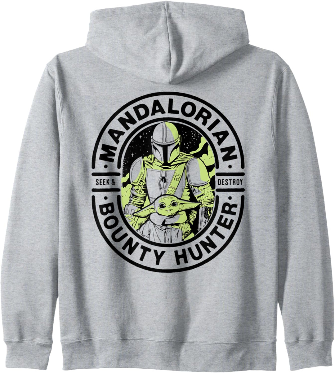 Star Wars The Mandalorian Neon Logo Kapuzenjacke