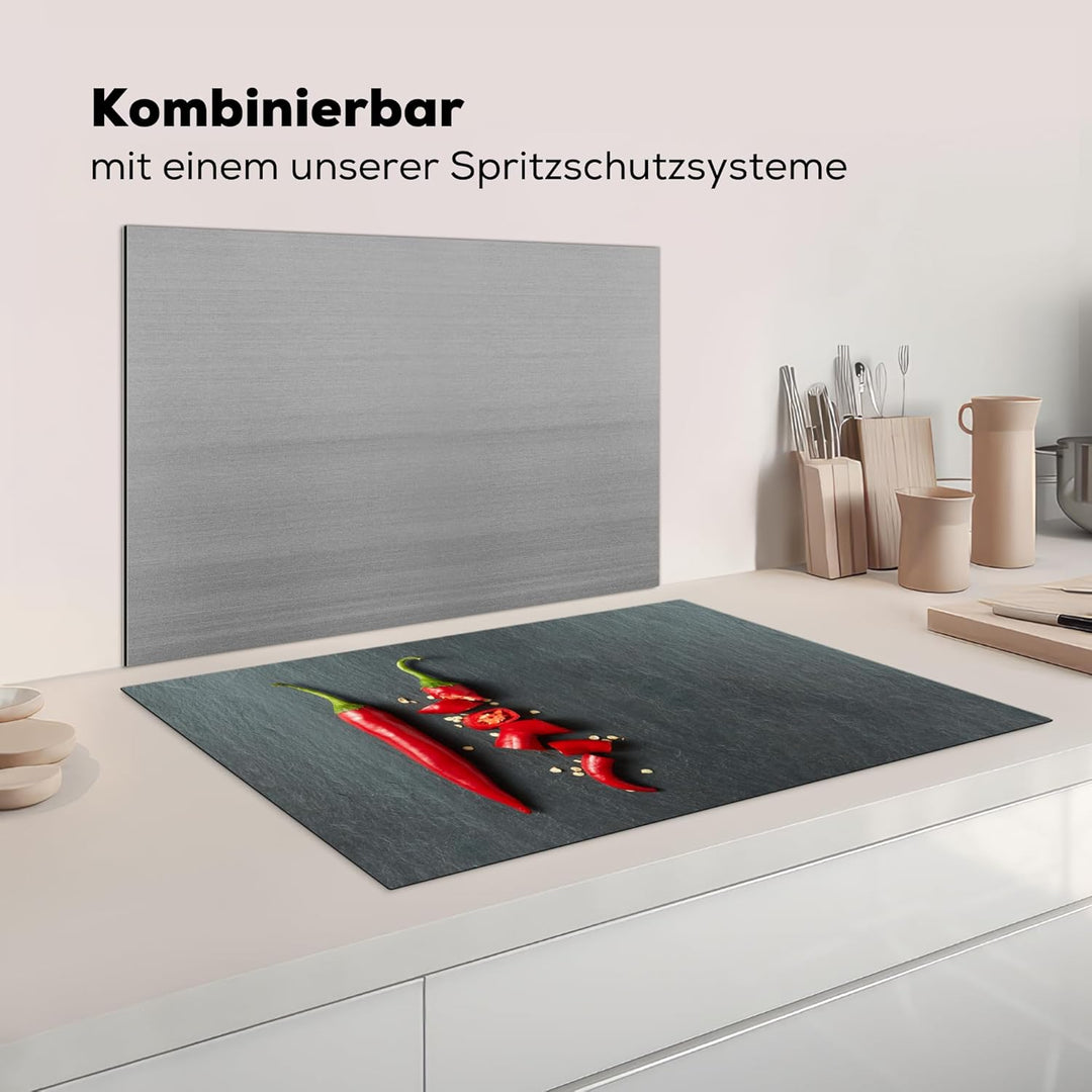 KitchenYeah© Herdabdeckplatte Einteilig Induktionsmatte Küche Abdeckung Ceranfeld Herd Abdeckplatte