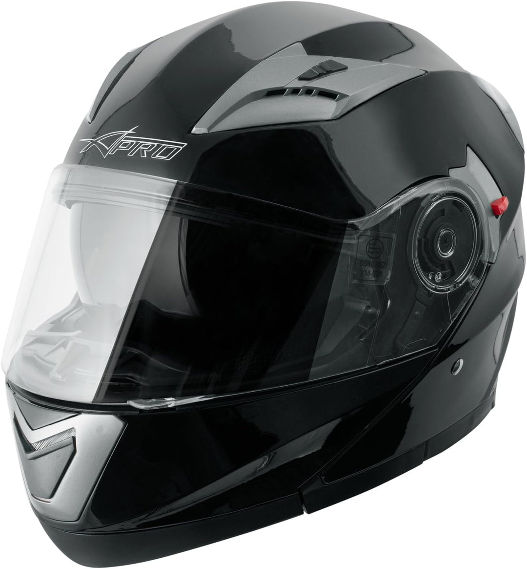 Helm Klapphelm Innensonnenblende Motorradhelm Modular Schwarz M