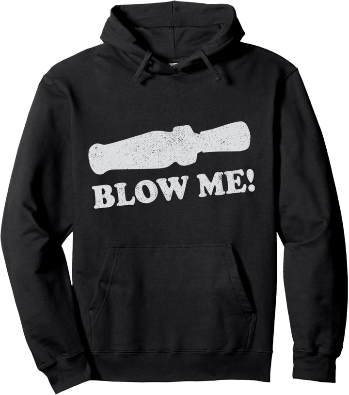 Lustiges Jagddesign Duck Call Blow Design Pullover Hoodie