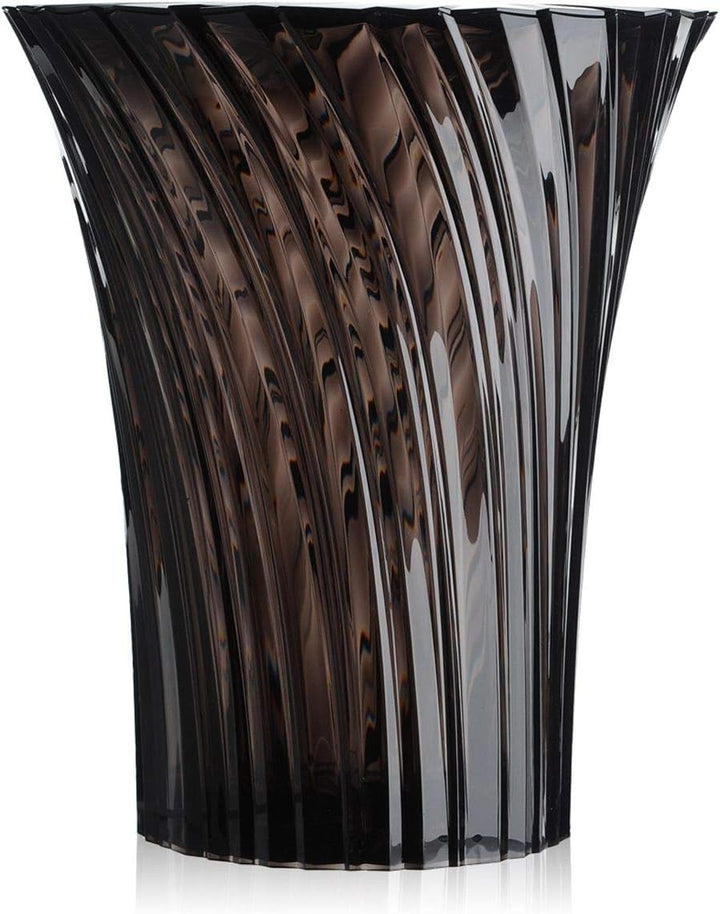 Kartell Sparkle, Bambus, fume', 38 x 44 x 38 cm Sgabello Fumè, Sgabello Fumè