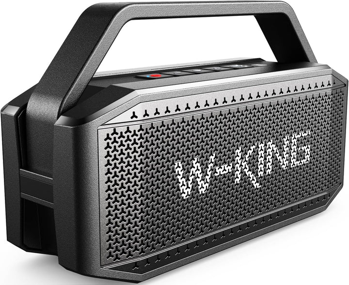 W-KING Bluetooth Lautsprecher Boxen Gross, 60W(100W Spitze) IPX6 Musikbox Lautsprecher Bluetooth Box
