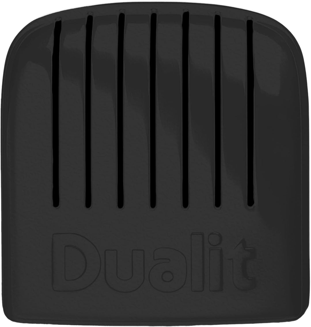 Dualit NEWGEN Premium Toaster 4 Scheiben Schwarz, handgefertigter Edelstahl Toaster Retro, ProHeat®-
