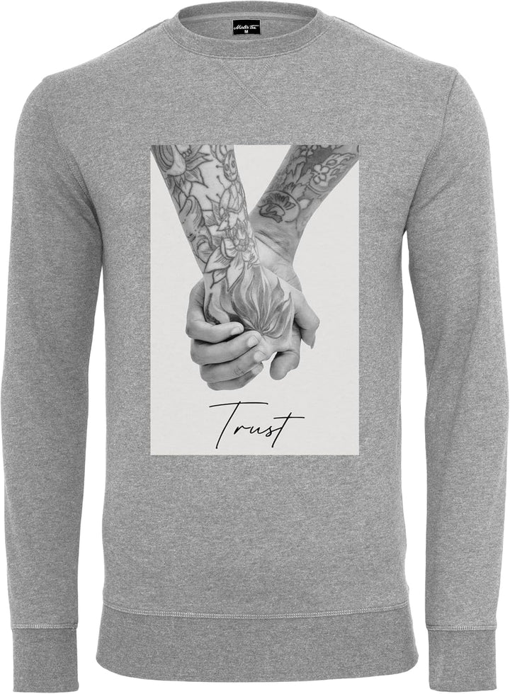 Mister Tee Herren Trust 2.0 Crewneck L Grau, L Grau
