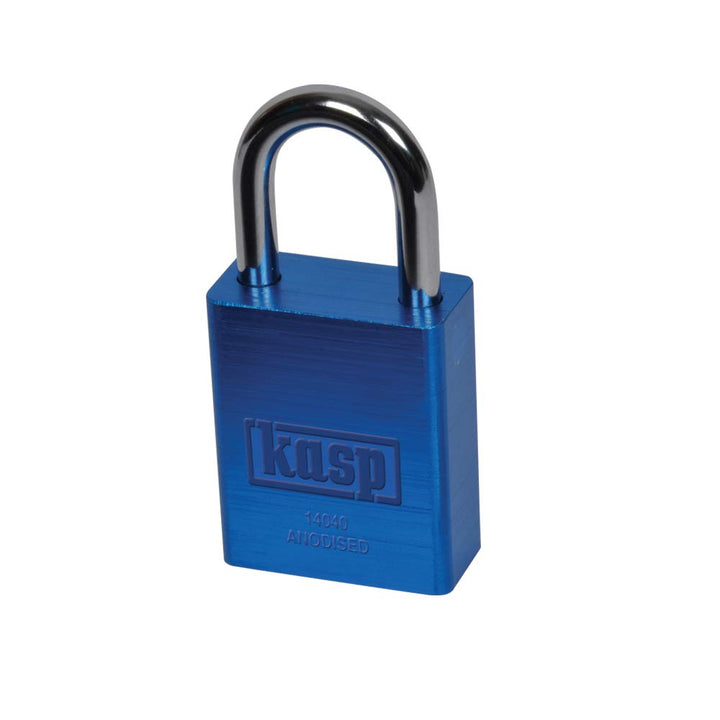 Kasp Vorhangschloss Aluminium, blau K14040BLUD, Blau