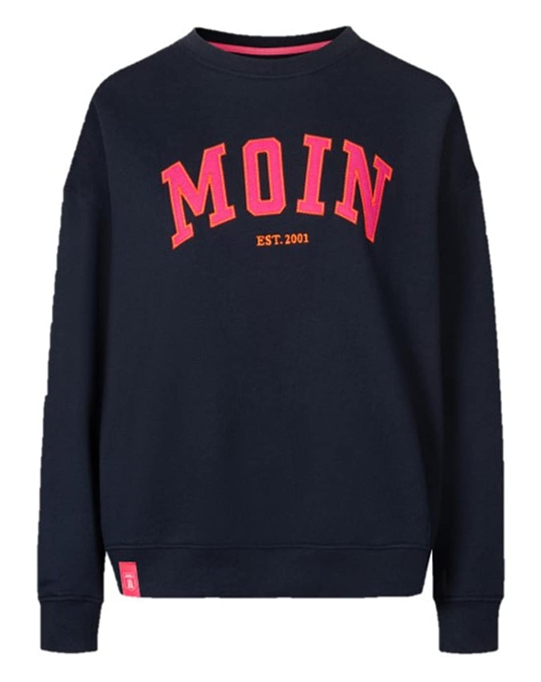 derbe Moin Crewneck Damen Pullover Navy Dunkelblau 010