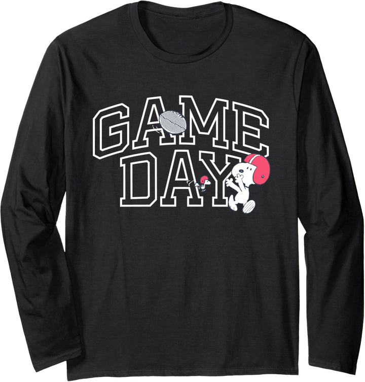 Peanuts Spieltag Fussball Sonntag Snoopy Langarmshirt