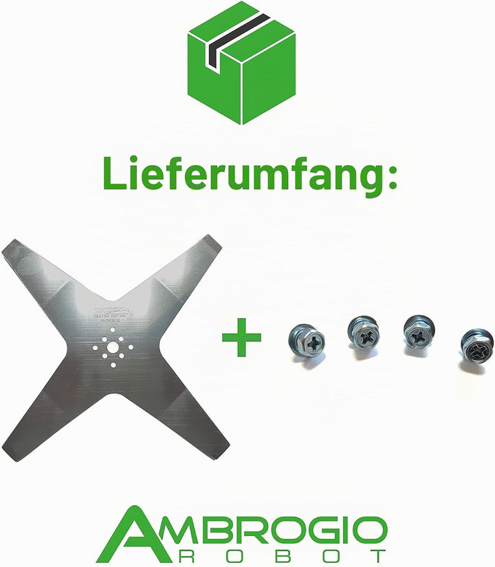 Messer für L50/L75 Mähroboter Ambrogio (gebogen)