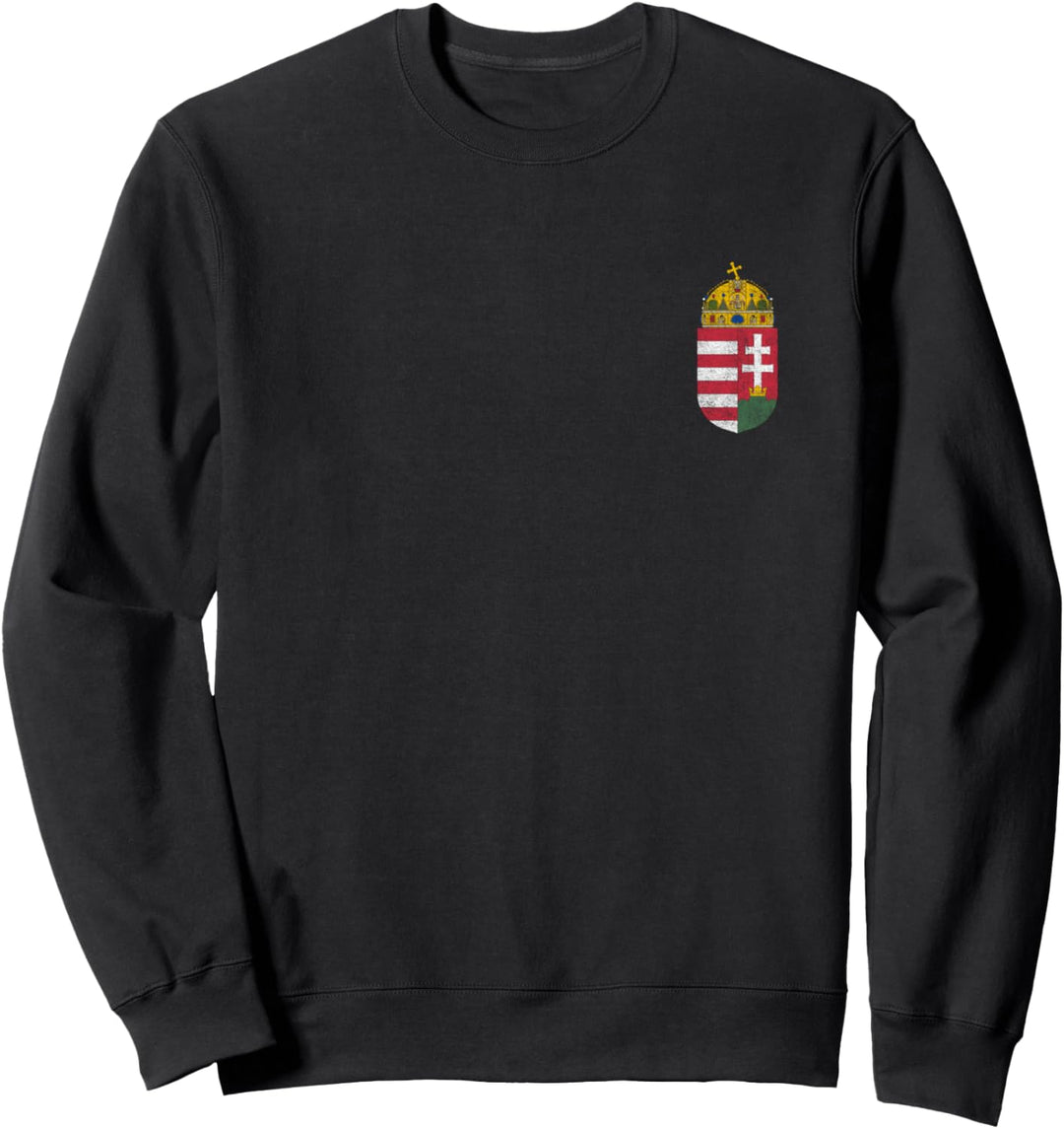 Ungarn-Flagge, Wappen von Ungarn, Budapestest. Sweatshirt