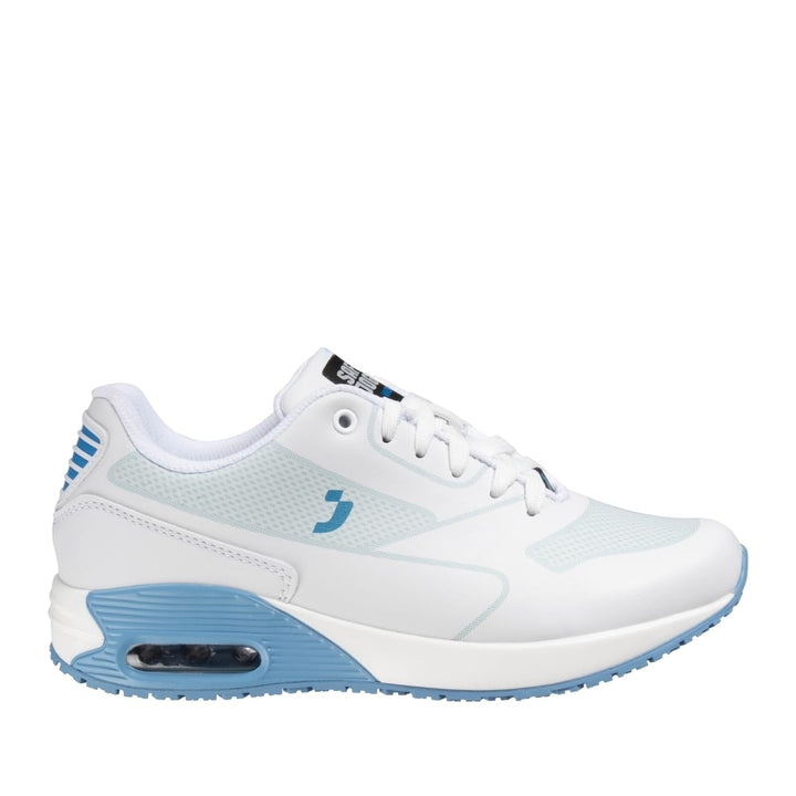 Oxypas Ela SCR, Sportschuhe, Arbeitsschuhe, Sneaker (ElaS4101lbl),White with Light Blue,41 EU 41 EU