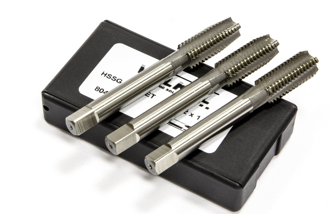 VÖLKEL Handgewindebohrer 3-tlg. Satz ISO 529 HSS-G - M 12 x 1.75