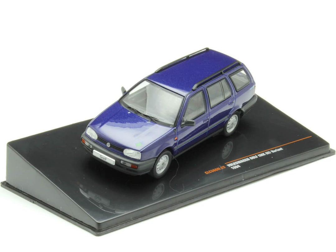 Modell in Scala Ixo Model kompatibel mit VW Golf III Variant Pink Floyd 1994 MET.BLUE 1:43 Modell CL