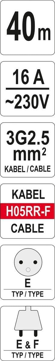 CABLE REEL 40M
