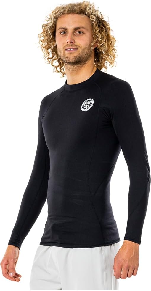 Rip Curl Thermo Long Sleeve Thermal Rash 2023 - Black, M