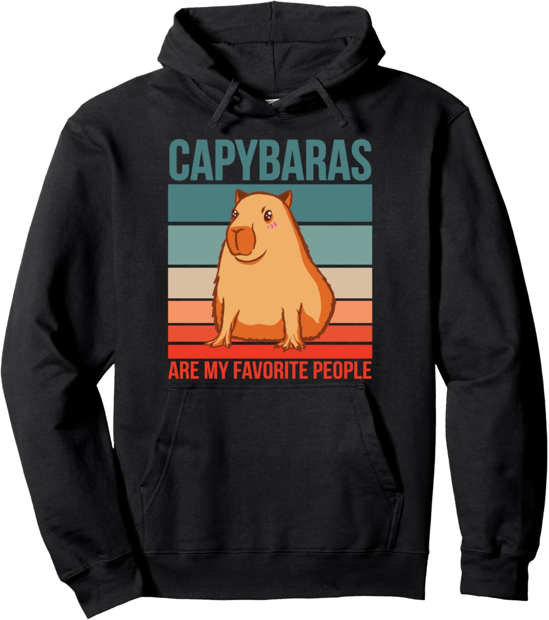 Wasserschweine Liebling Capybara Wasserschwein Pullover Hoodie