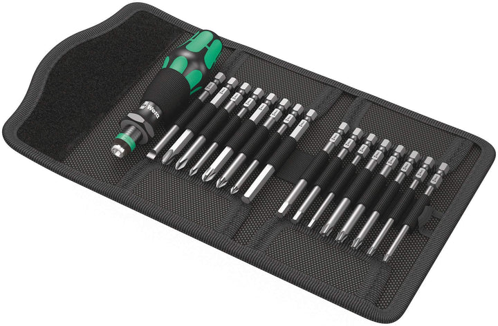Wera Kraftform Kompakt 60, 17-teilig, Schwarz, 05059295001 Single, Single