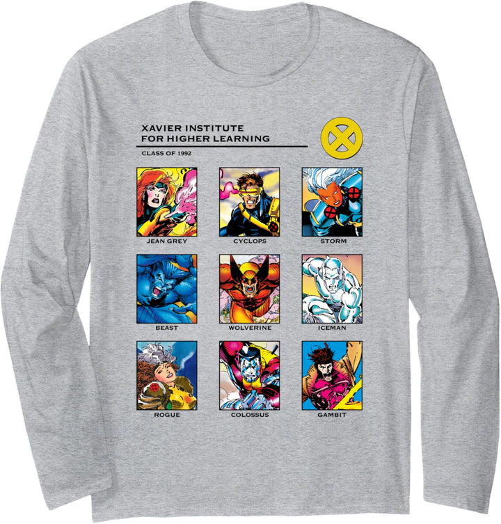Marvel X-Men Xavier Institute Class of 1992 Langarmshirt