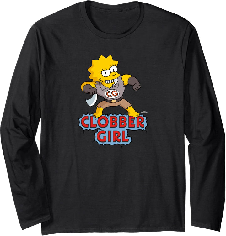 The Simpsons Lisa Simpson Clobber Girl Langarmshirt