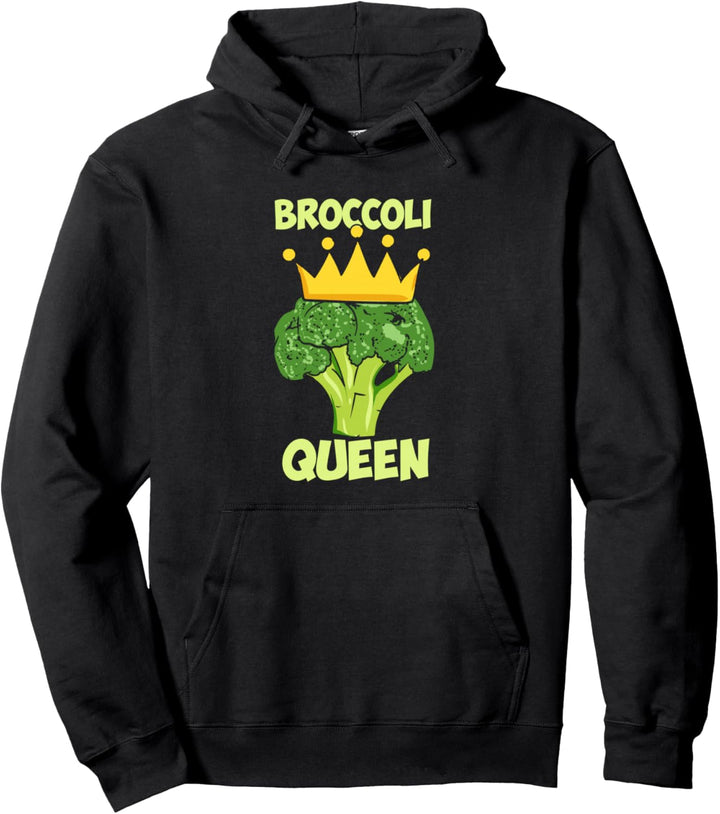 Broccoli Queen Brokkoli Vegan Gemüse Vegetarier Broccoli Pullover Hoodie