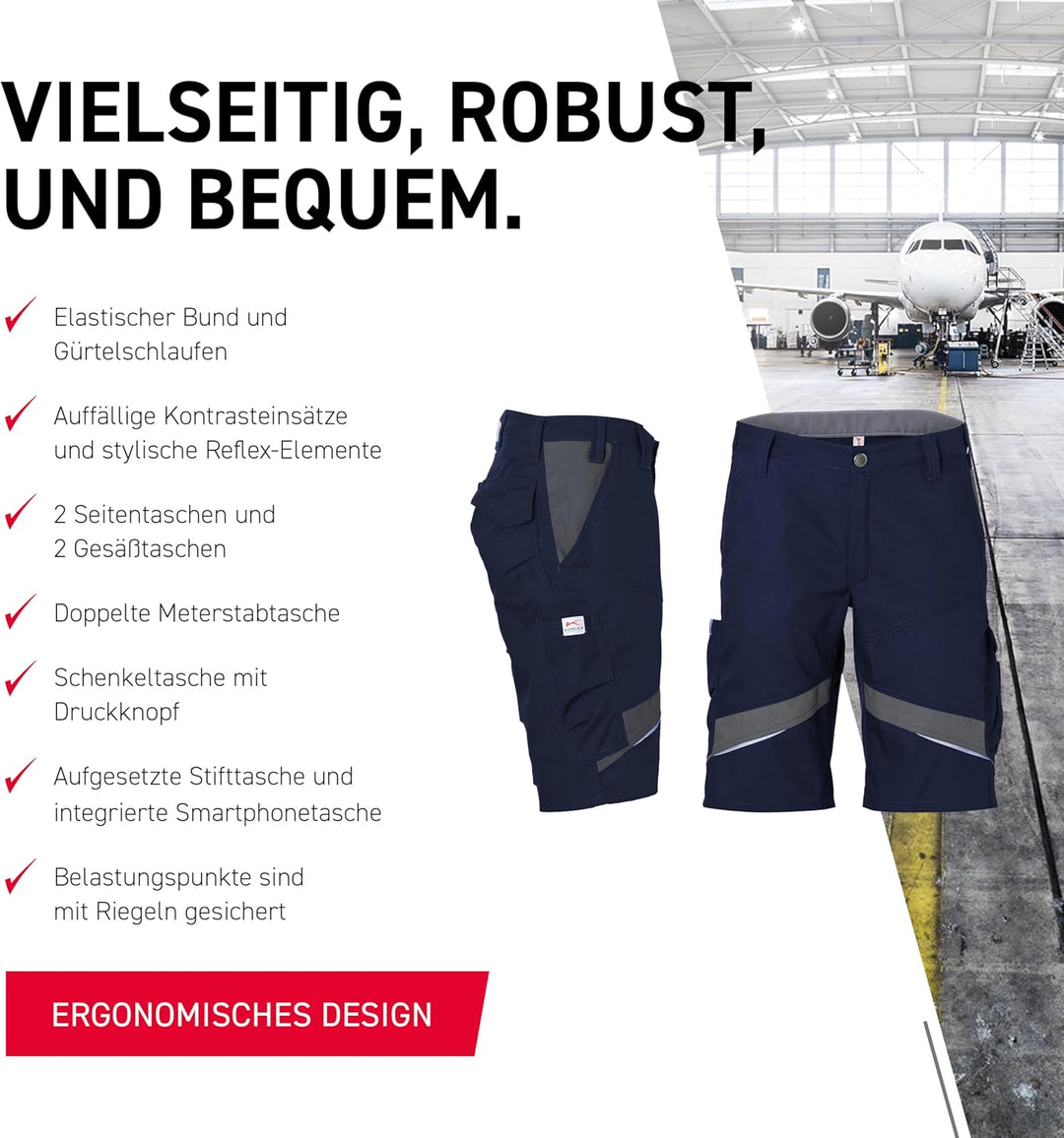 KÜBLER ACTIVIQ Shorts Blau 44, Blau 44