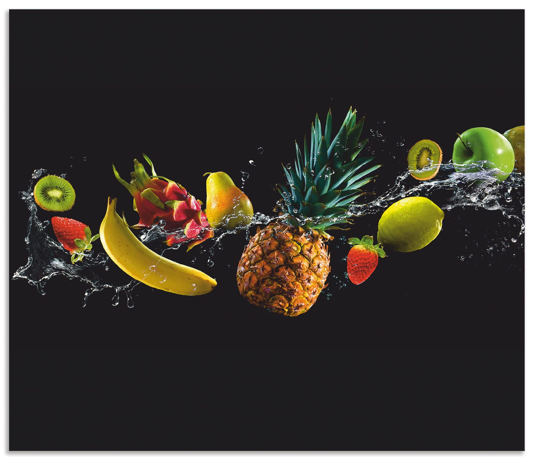 ARTland Küchenrückwand Alu 70x60 cm (BxH) viele weitere Grössen Spritzschutz Küche für Herd Spüle De