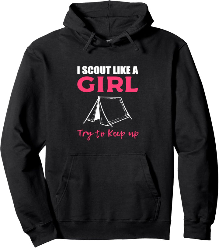 Pfadfinder wie Mädchen Waldläufer Pullover Hoodie