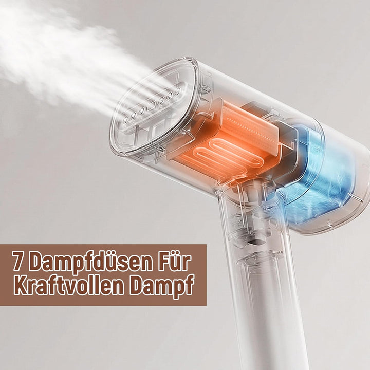 SIMPLUS Dampfglätter 1200W, Tragbarer Reise Steamer Faltbar, 170ml Wassertank, Konstante Dampfleistu