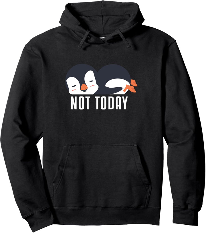 Not Today Königspinguin Kaiserpinguin Seevogel Pinguin Pullover Hoodie