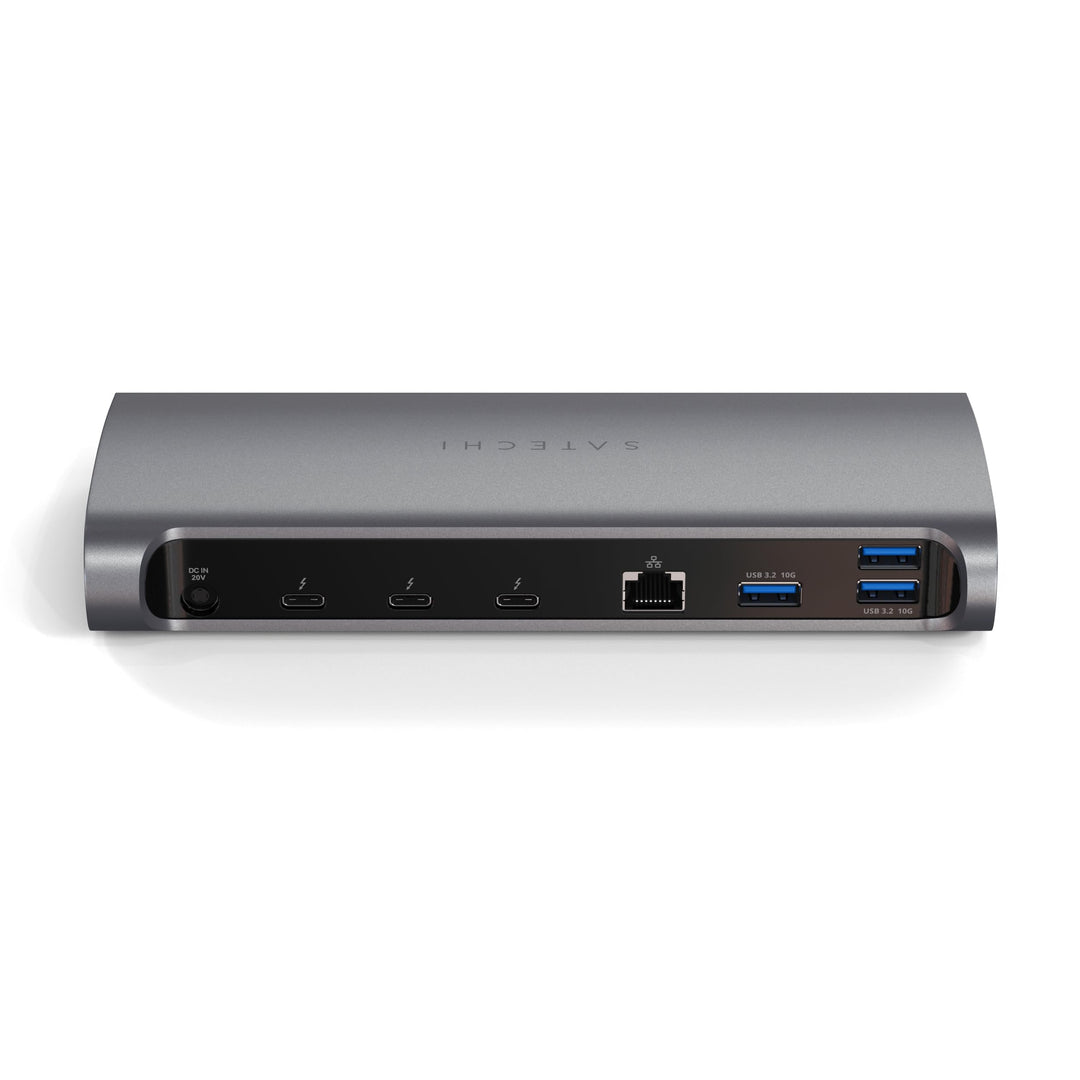 SATECHI Thunderbolt-4 Dockingstation 11-in-1 mit Host-Anschluss, 100W PD, 3X Thunderbolt 4, USB-A 3.