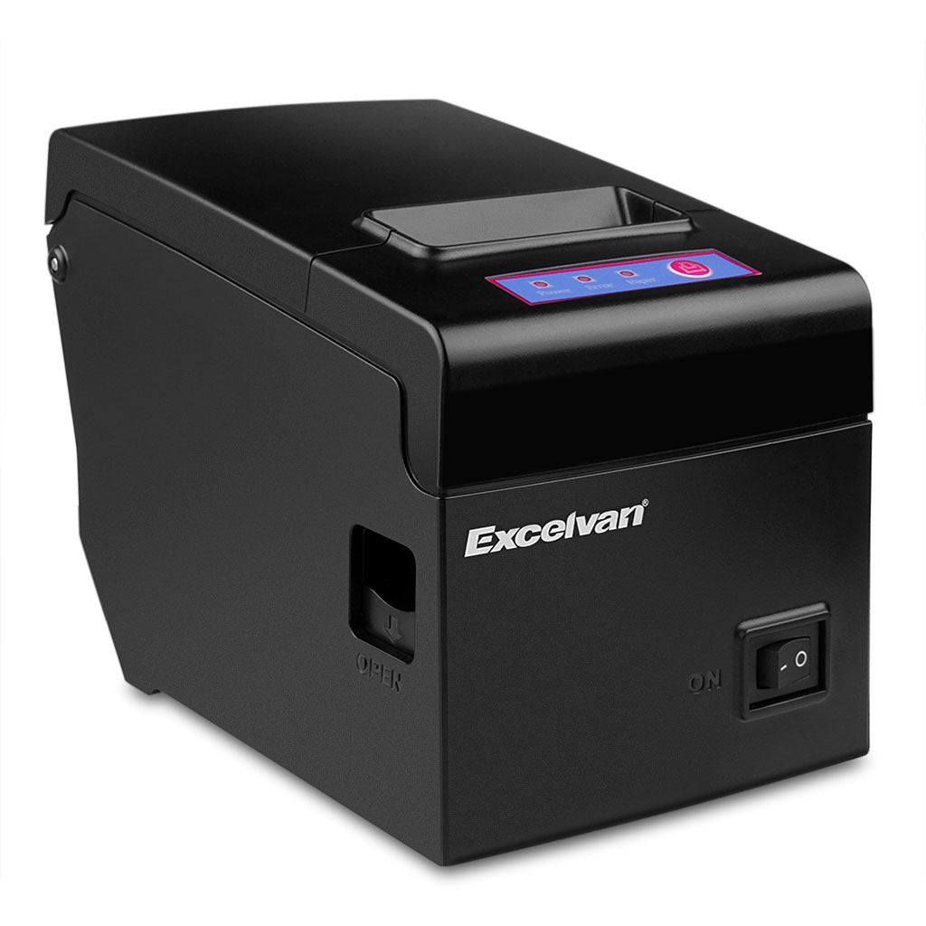 Excelvan E58 - Bluetooth Thermodrucker für Quittungen und Tickets (58 mm, Android, iOS, Windows, Lin