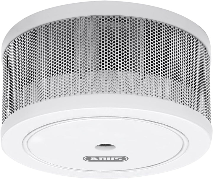 ABUS Kohlenmonoxid-Warnmelder COWM510 - Weiss &amp; Mini-Rauchmelder GRWM30600 mit 10-Jahres-Batterie -