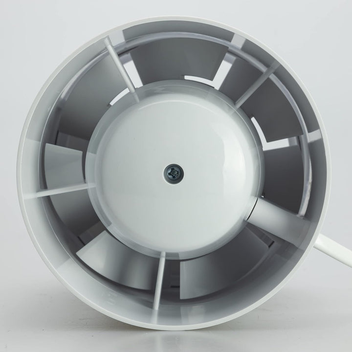 STERR IDM100S Schlanker Rohrventilator 100 mm - Rohrlüfter - Hohe Qualität - Leise - Für Bad WC - Kü