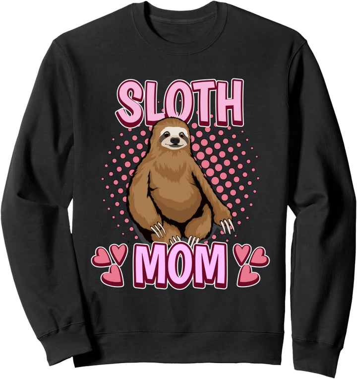 Sloth Mom Mama Faultier Sweatshirt