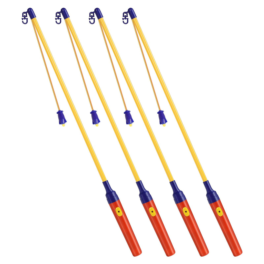 REDTRON 4er LED Laternenstab Elektrisch 50cm für St Martin, Sankt Martin Laterne Kinder Elektrischer