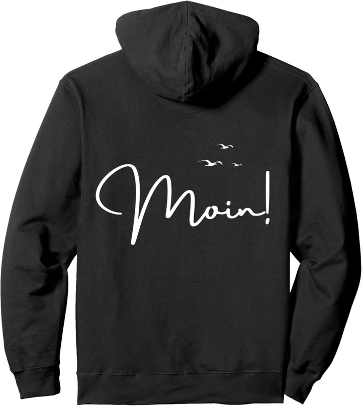 Moin; Norddeutsch für Anfänger, Ostsee Norden Spruch Moin Pullover Hoodie