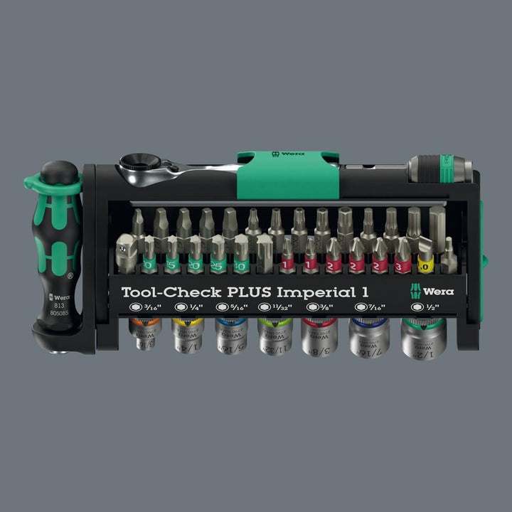 Wera 05049060001 Tool-Check PLUS Imperial 1, 39-teilig, Tool-Check PLUS Imperial 1