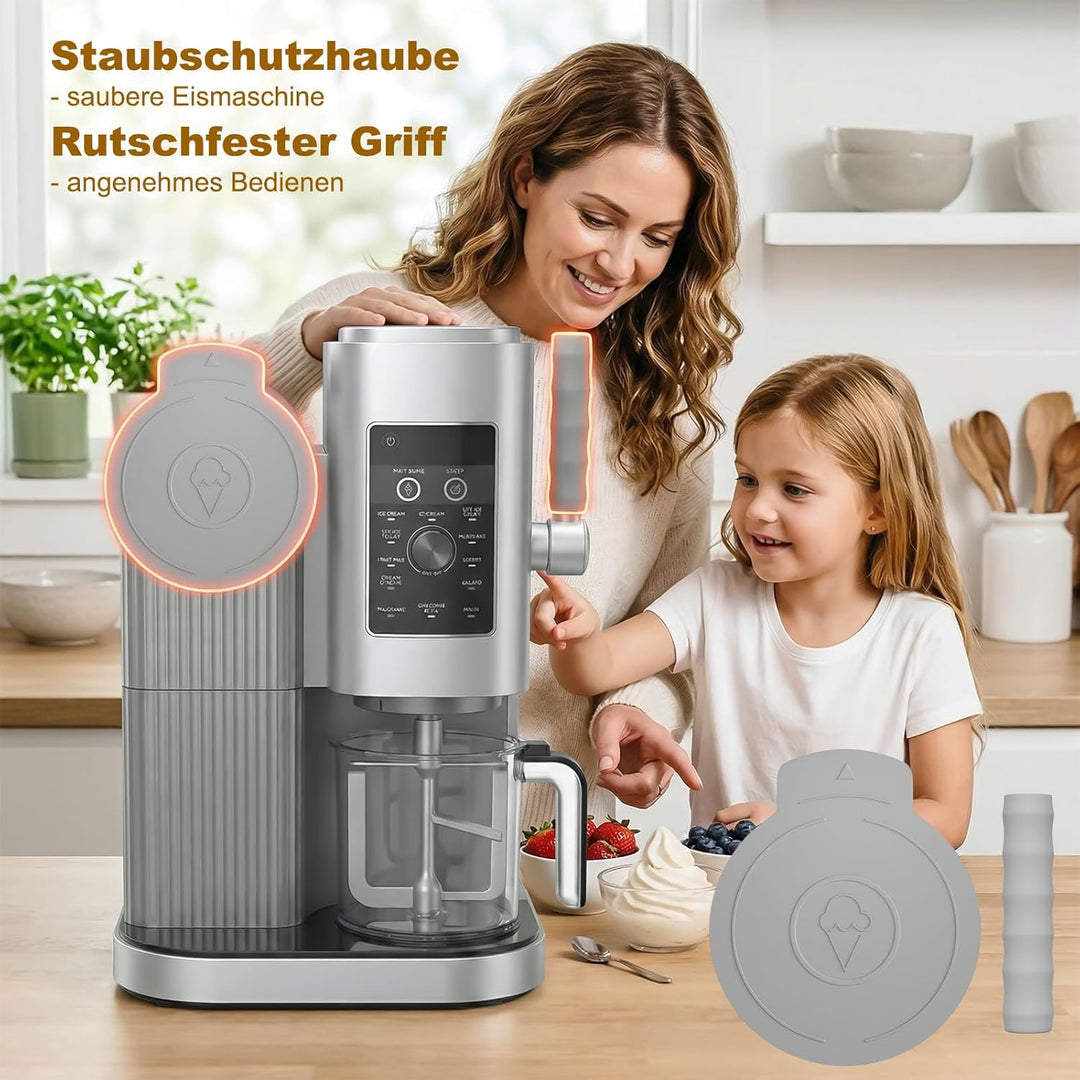 4 Stück Behälter für Ninja CREAMi Swirl, 480ML Eisbehälter für Ninja Eismaschine NC700 & NC701EU Ser