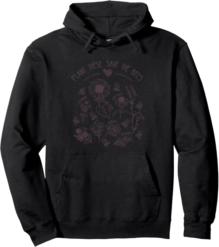 Speichern Sie die Bienen Pflanze Blumen Kräuter Imker Imker Pullover Hoodie