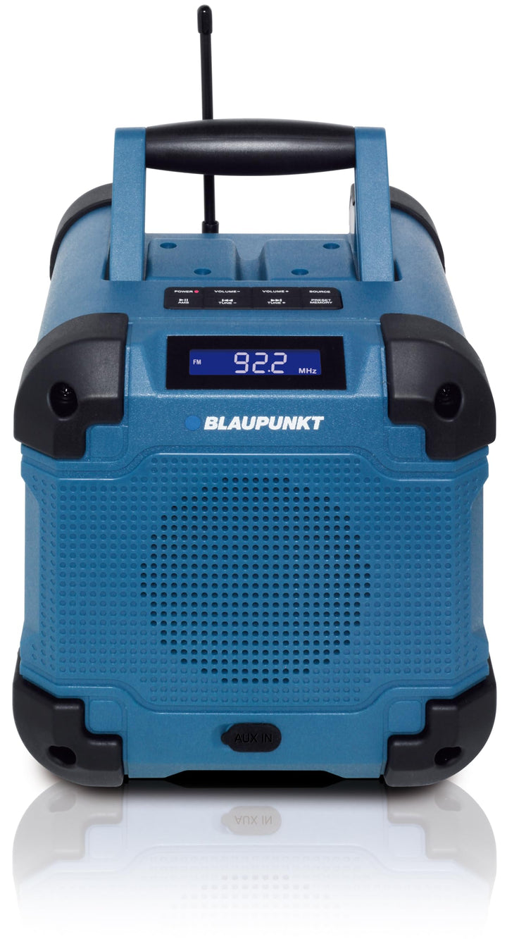 Blaupunkt BSR 40 Baustellen Radio, Robustes Radio für Baustelle Werkstatt Garten, Bluetooth 5.3 UKW